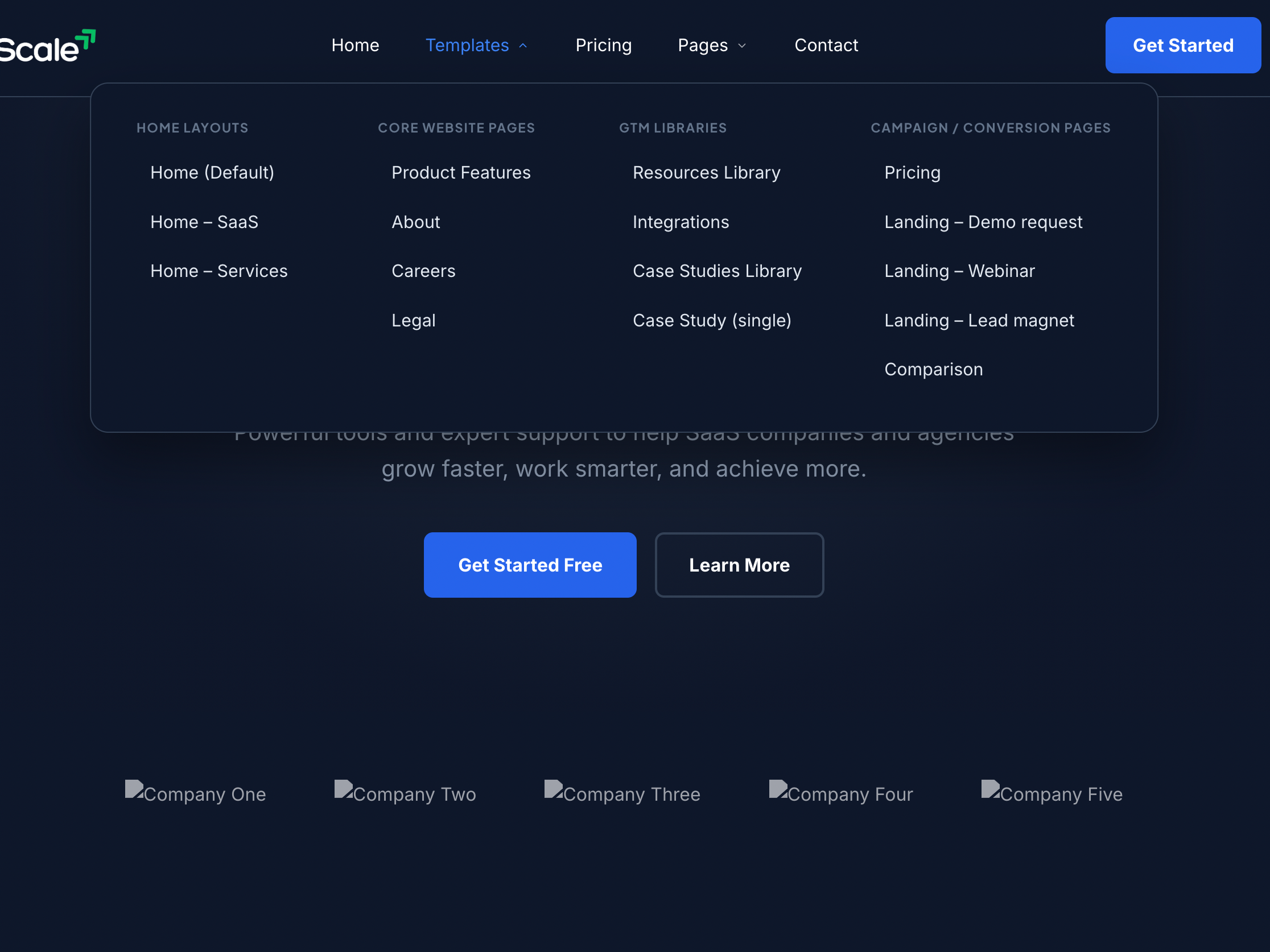 Scale-ready navigation